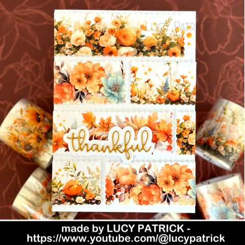 Inloveartshop Thankful Word  Decor Cutting Dies