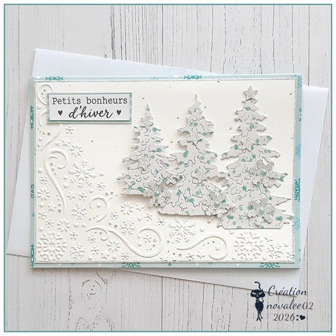 Inloveart Christmas Snowflake Emboss Folder