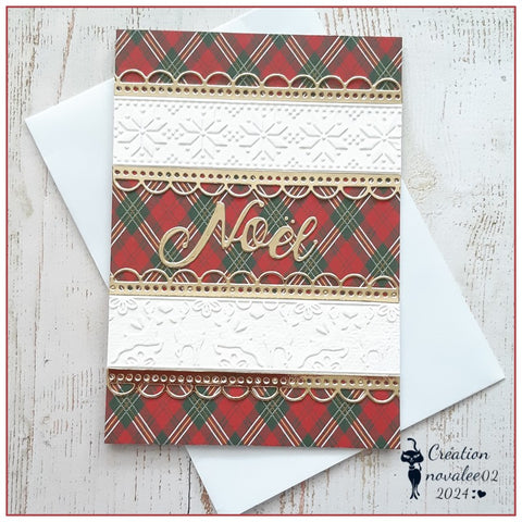 Inloveart Christmas Deer Emboss Folder