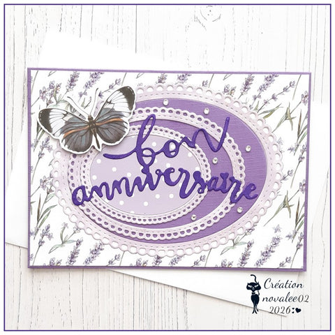 Inlovearts Oval Stackable Metal Cutting Dies