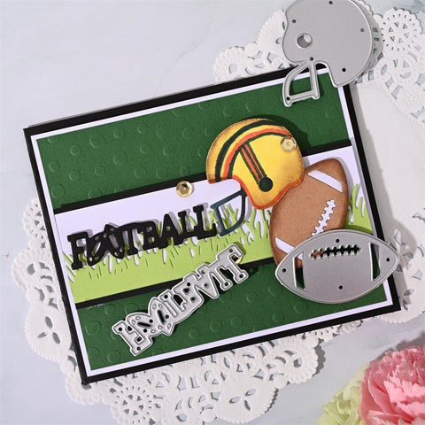 Inlovearts American Football Cutting Dies