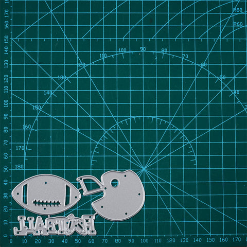 Inlovearts American Football Cutting Dies