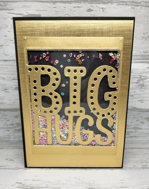 Inlovearts Square Border Cutting Dies with Happy Birthday Word