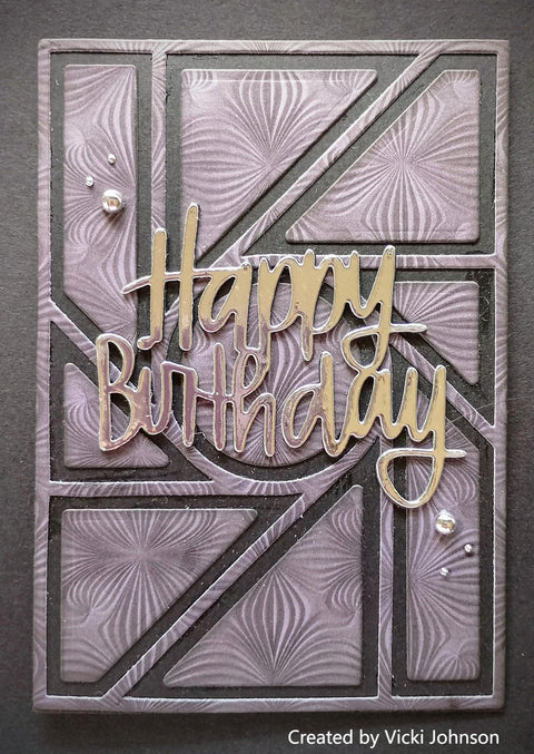 Inlovearts Circle and Geometry Shapes Background Cutting Dies