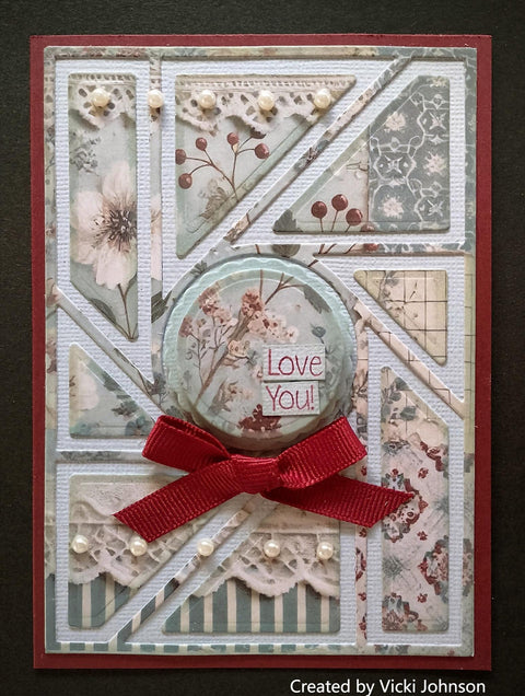 Inlovearts Circle and Geometry Shapes Background Cutting Dies