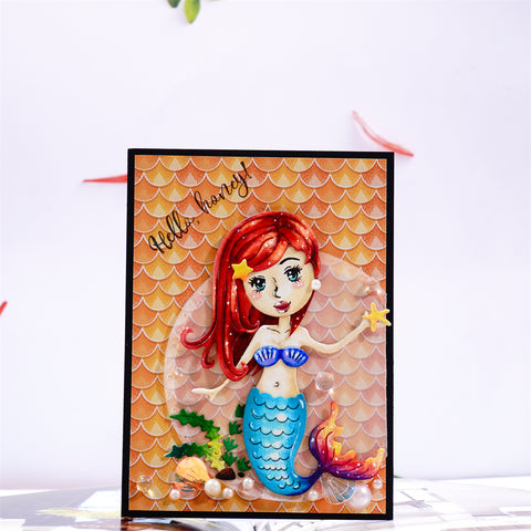 Inlovearts Mermaid Cutting Dies