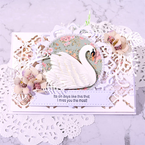 Inloveartshop Swans Cutting Dies