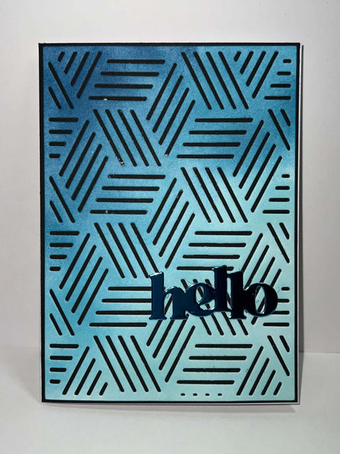 Inlovearts Oblique Lines Group Background Board Cutting Dies