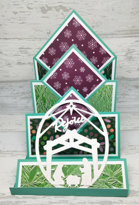 Inlovearts Prayer Scenary Oval Board Cutting Dies