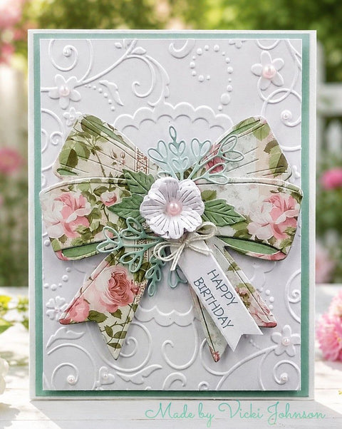 Inlovearts Big Bowknot and Flower Cutting Dies