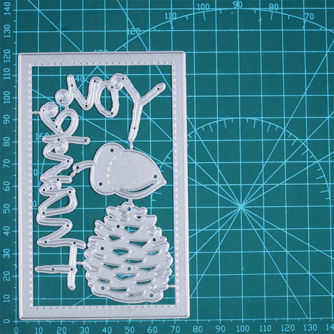 Inloveartshop Snowman Holding Gift Cutting Dies