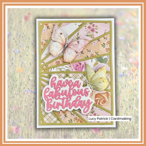 Inlovearts Laser Line Background Board Cutting Dies