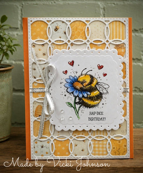 Inlovearts Hollow Round Pattern Background Board Cutting Dies