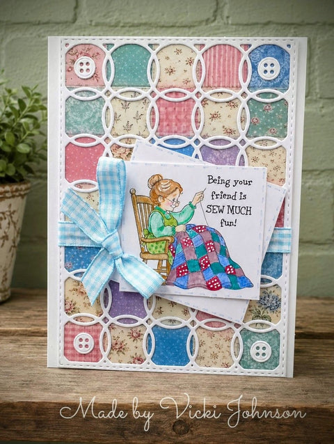 Inlovearts Hollow Round Pattern Background Board Cutting Dies