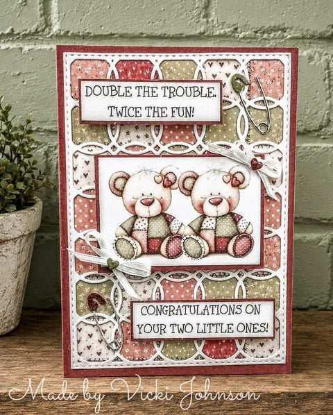 Inlovearts Hollow Round Pattern Background Board Cutting Dies