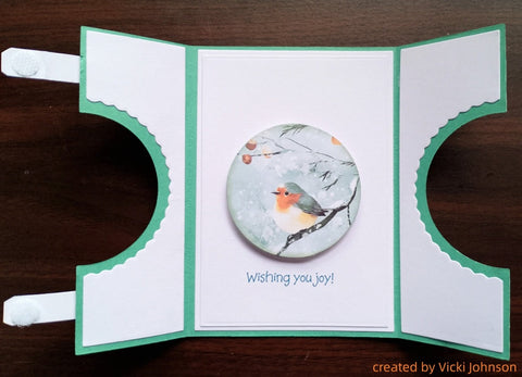 Inlovearts 24PCS 6" Snow Laden Bough Scrapbook & Cardstock Paper