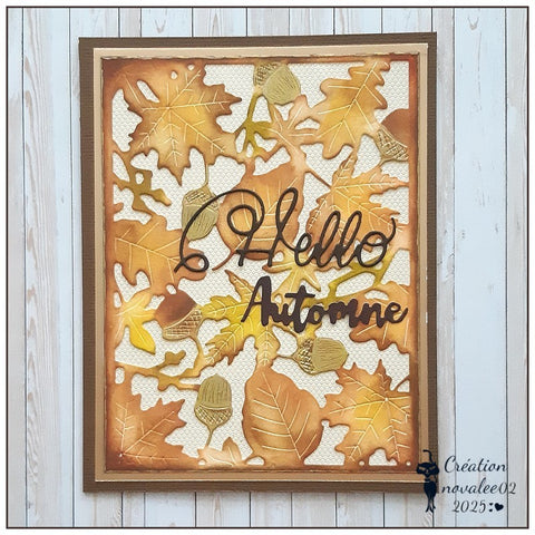 Inlovearts Leaves Background Board Cutting Dies