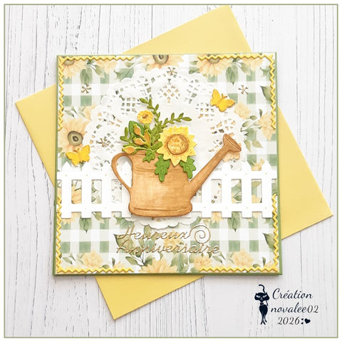 Inlovearts Flowers in the Pot Cutting Dies