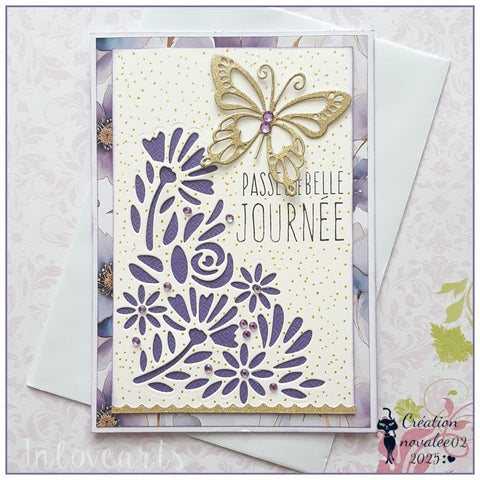 Inlovearts Leaf Corner Border Cutting Dies