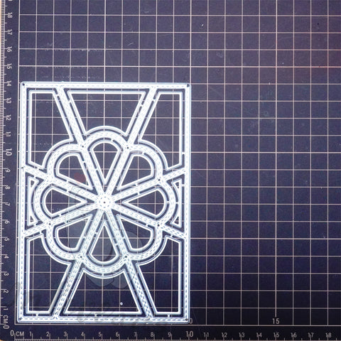 Inlovearts Eight-part Grid Background Board Cutting Dies