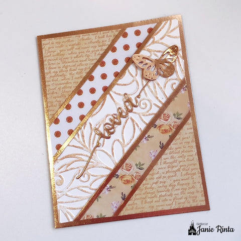 Inlovearts Word with Wavy Line Cutting Dies