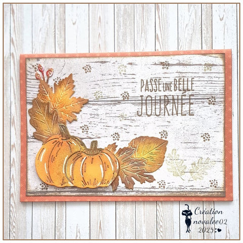 Inlovearts Pumpkin Corner Border Cutting Dies