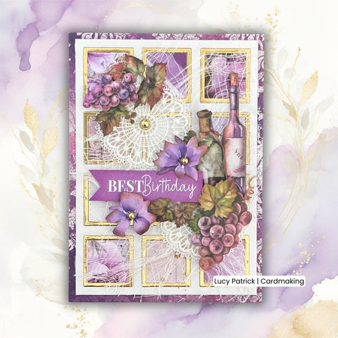Inlovearts Small Hollow Grid Background Board Cutting Dies