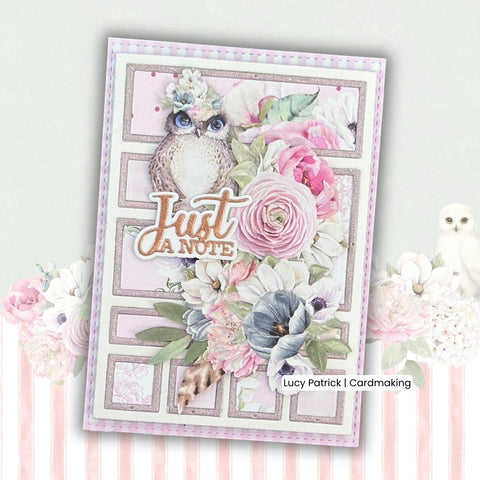 Inlovearts Rectangle Grid Background Board Cutting Dies