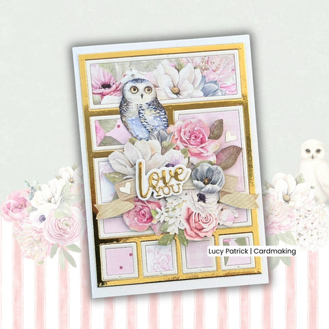 Inlovearts Rectangle Grid Background Board Cutting Dies