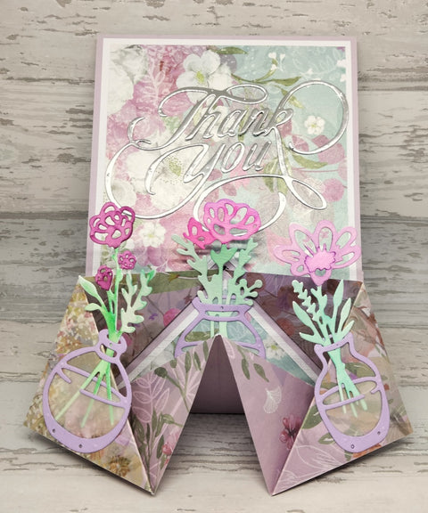 Inlovearts Bottles and Flowers Cutting Dies