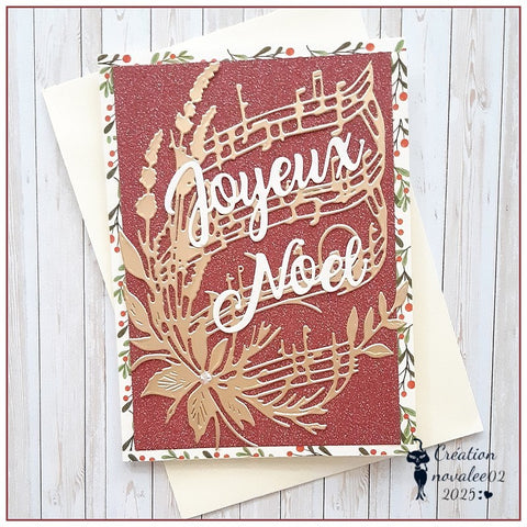 Inlovearts Flowers and Musical Notation Cutting Dies