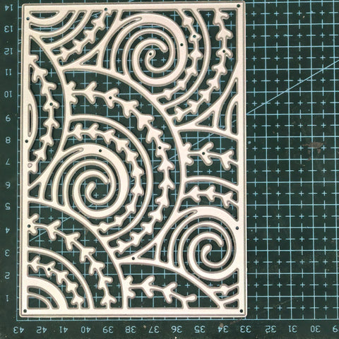 Inlovearts Spiral Background Board Cutting Dies
