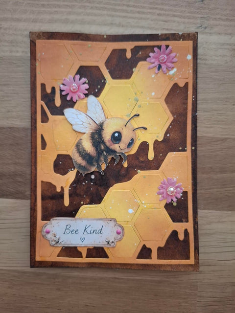 Inlovearts Honeycomb Background Board Cutting Dies