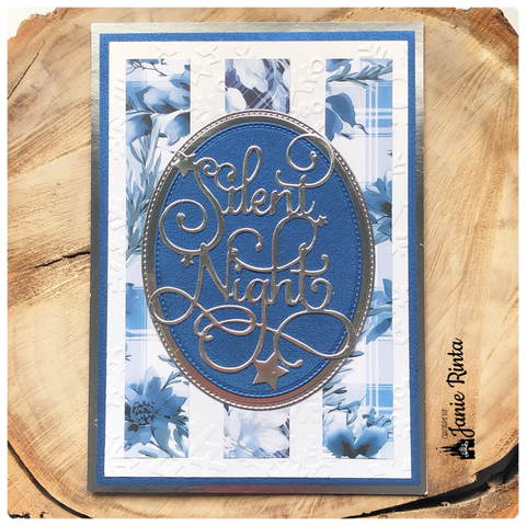 Inlovearts Silent Night Word Metal Cutting Dies