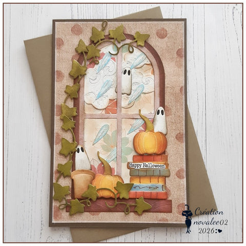 Inlovearts Halloween Window Cutting Dies