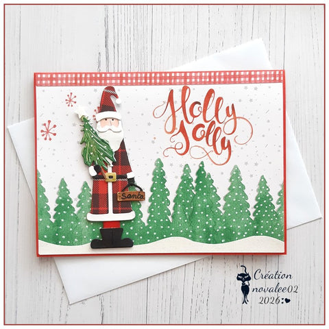 Inlovearts Santa Claus with Gifts Cutting Dies