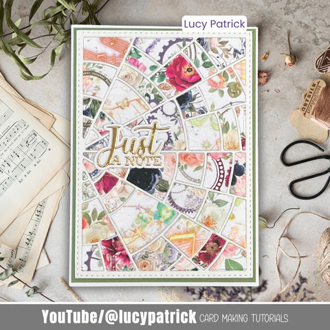 Inlovearts Shattered Pieces Background Board Cutting Dies