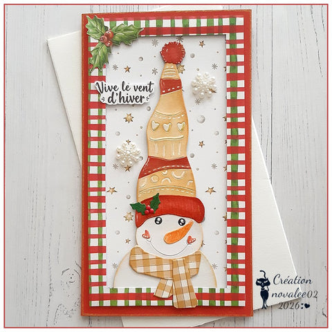 Inlovearts Snowman with Hat Cutting Dies