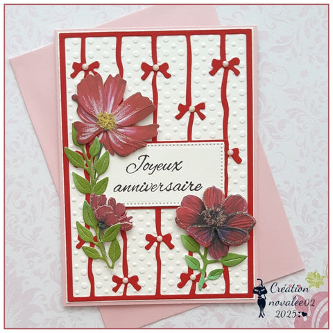 Inlovearts Bow Background Board Cutting Dies