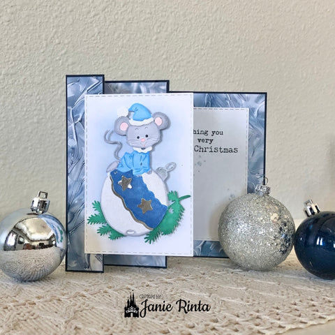 Inlovearts Cute Mouse Play Ball Cutting Dies