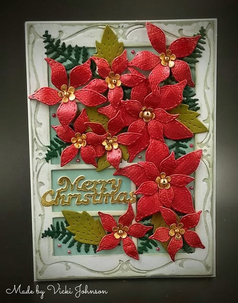 Inloveartshop Beautiful Christmas Series Flowers 3D Cutting Dies