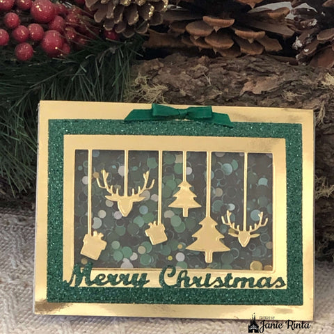 Inloveartshop Merry Christmas Frame Cutting Dies