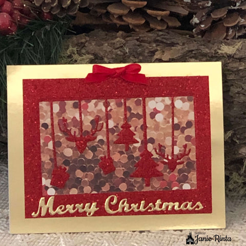 Inloveartshop Merry Christmas Frame Cutting Dies