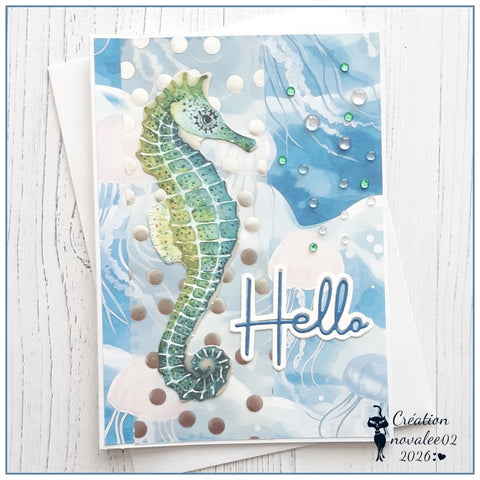 Inlovearts 24PCS 6" Beach Scrapbook & Cardstock Paper