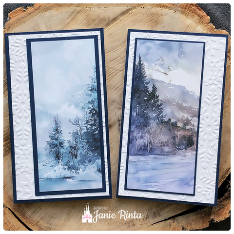 Inlovearts 24PCS 6" Glacie Scrapbook & Cardstock Paper