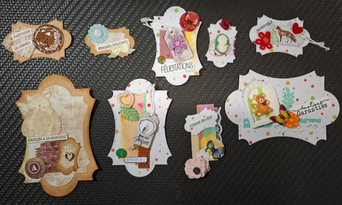 Inloveartshop Stitched Ornament Nesting Stackables Cutting Dies