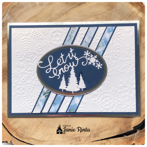Inloveartshop 3pcs Christmas Trees Cutting Dies