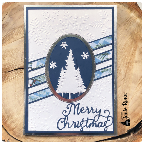 Inloveartshop 3pcs Christmas Trees Cutting Dies