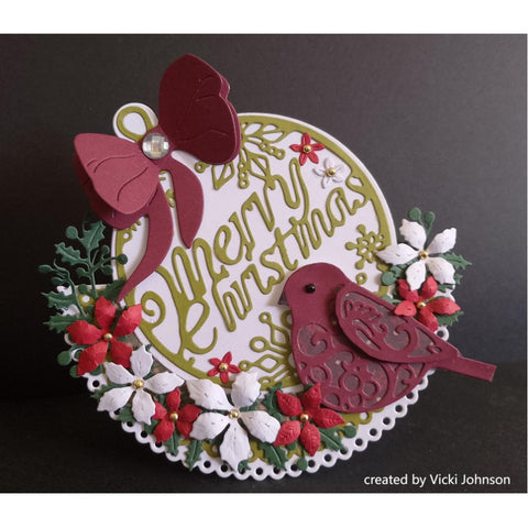 Inloveartshop Greeting Words in Snow Ball Cutting Dies