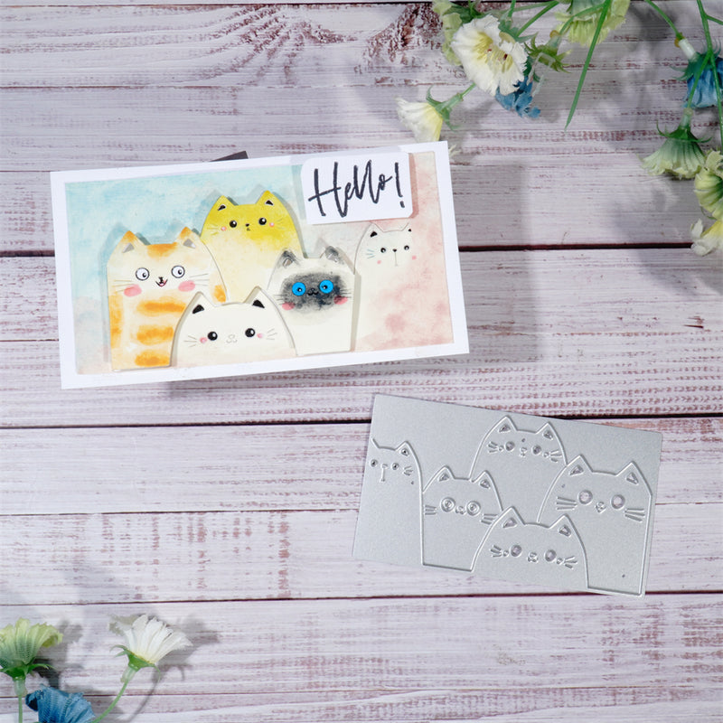 Inlovearts Group of Animals Background Board Cutting Dies